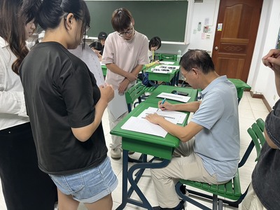 114學年度第1學期師資生教學實務能力-「板書研習」活動圖片(另開新視窗)